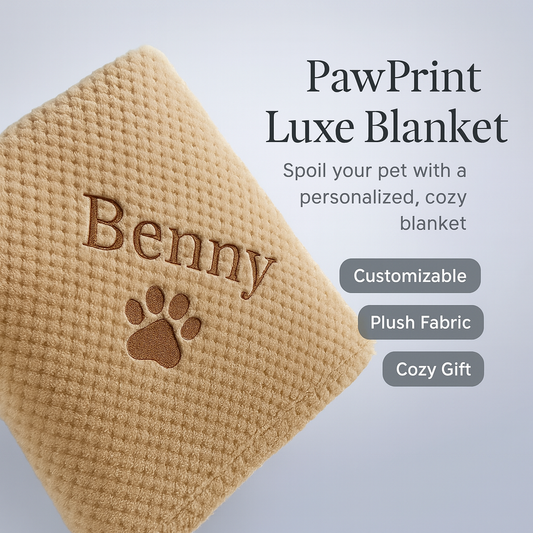 PawPrint Luxe Blanket image 1