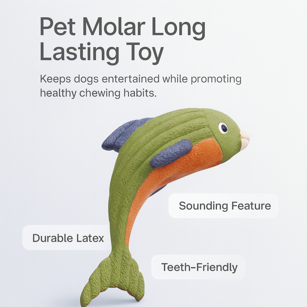 Pet Molar Long Lasting Latex Sounding Toy