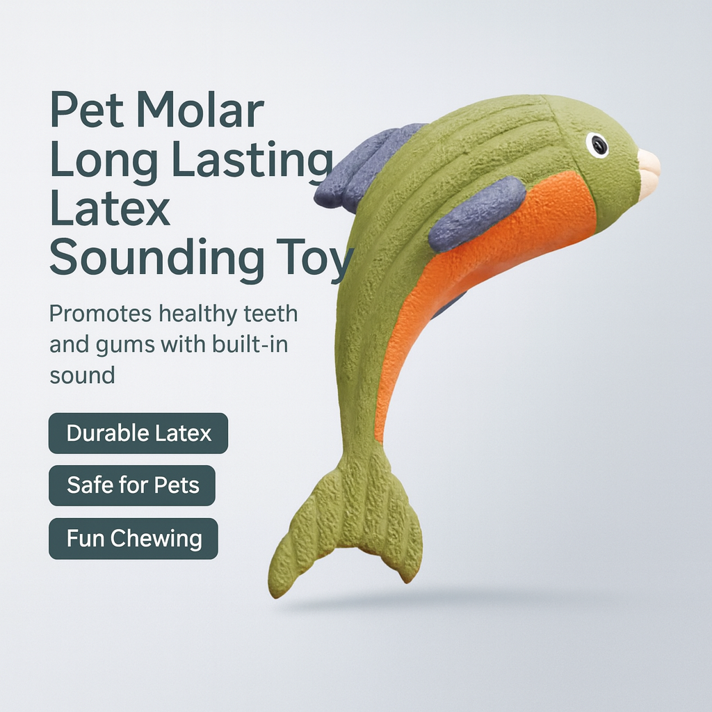 Pet Molar Long Lasting Latex Sounding Toy
