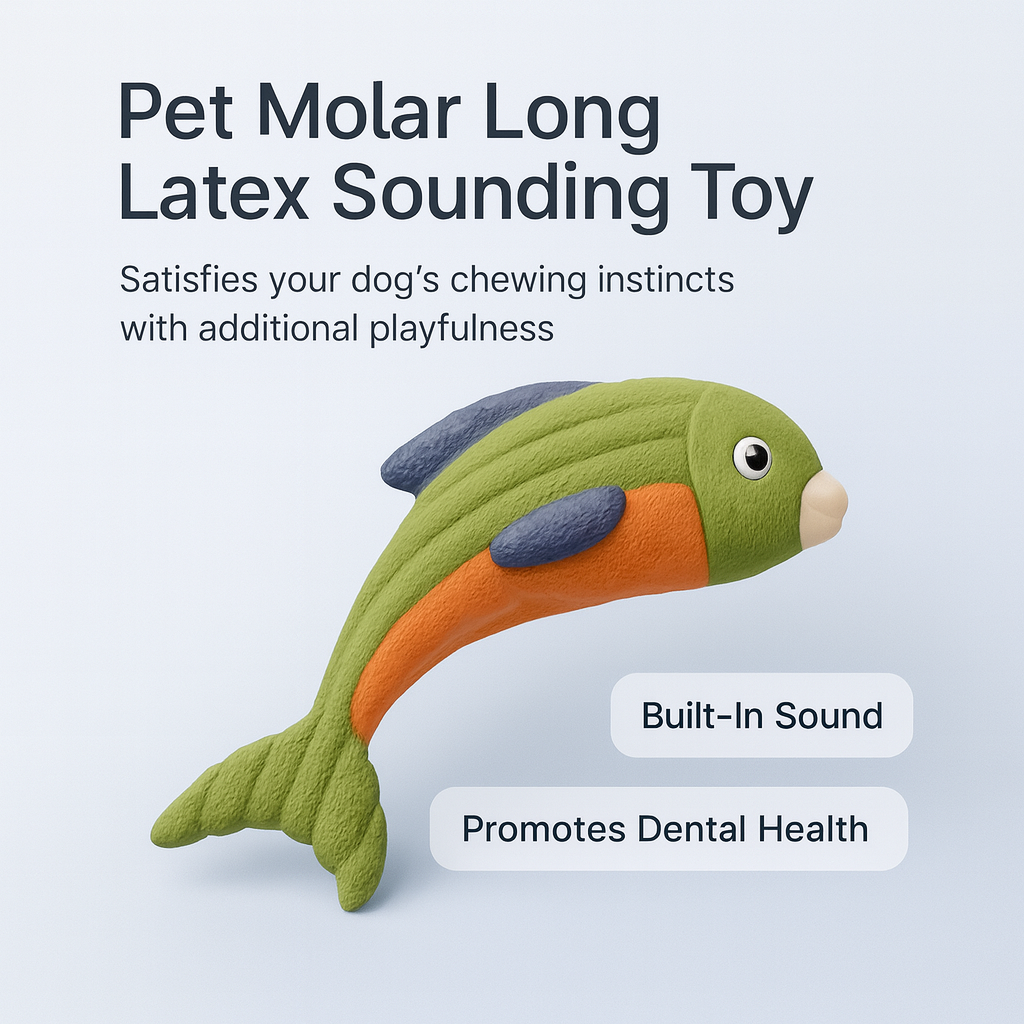 Pet Molar Long Lasting Latex Sounding Toy