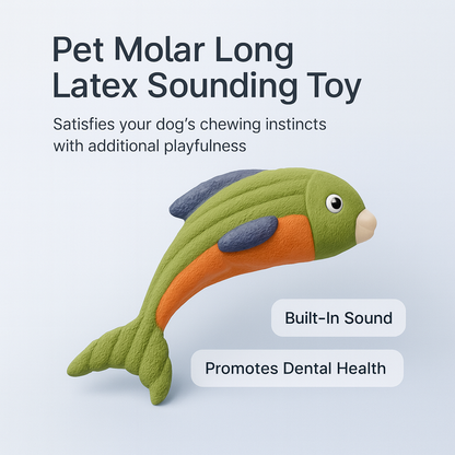 Pet Molar Long Lasting Latex Sounding Toy