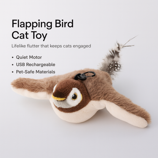 Flapping Bird Cat  Toy